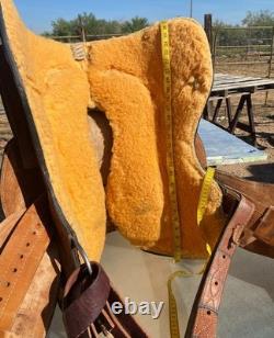 13 Western youth Show Saddle with Silver Package Gorgeous Detail Older Showman