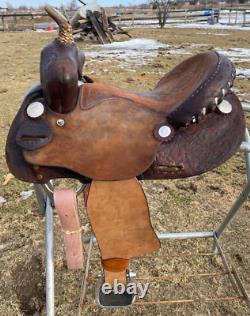 13 used /vintage Nancy Birdsell youth Western barrel saddle US made