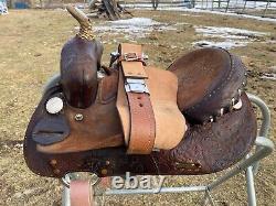 13 used /vintage Nancy Birdsell youth Western barrel saddle US made