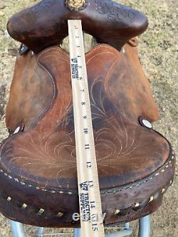 13 used /vintage Nancy Birdsell youth Western barrel saddle US made