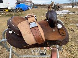 13 used /vintage Nancy Birdsell youth Western barrel saddle US made