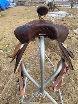 13 used /vintage Nancy Birdsell youth Western barrel saddle US made