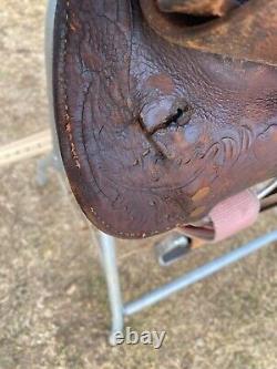 13 used /vintage Nancy Birdsell youth Western barrel saddle US made