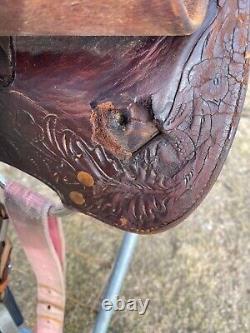 13 used /vintage Nancy Birdsell youth Western barrel saddle US made