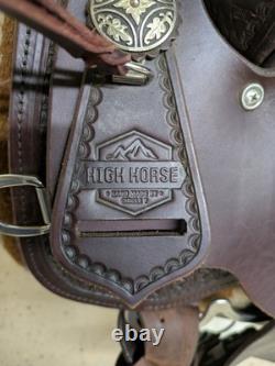 -1393 16 inch Used Circle Y High Horse Western Arrow Creek Trail Saddle X-Wide