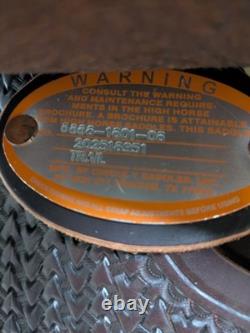 -1393 16 inch Used Circle Y High Horse Western Arrow Creek Trail Saddle X-Wide