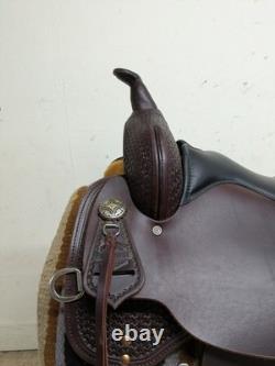 -1393 16 inch Used Circle Y High Horse Western Arrow Creek Trail Saddle X-Wide