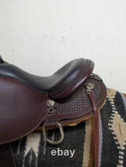 -1393 16 inch Used Circle Y High Horse Western Arrow Creek Trail Saddle X-Wide