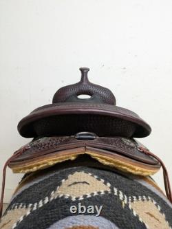 -1393 16 inch Used Circle Y High Horse Western Arrow Creek Trail Saddle X-Wide