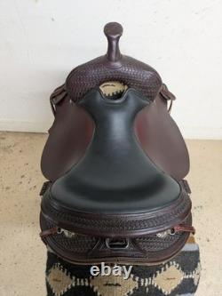 -1393 16 inch Used Circle Y High Horse Western Arrow Creek Trail Saddle X-Wide
