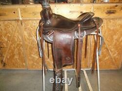 14 1/2'' Bear Valley Youth Roping Saddle