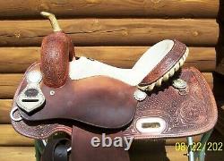 14 14.5 Teskey's Texas Barrel Collection Used Western Saddle & Pleasure Trail