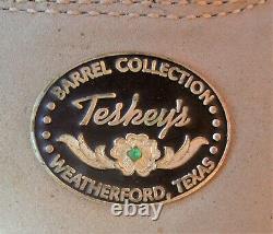 14 14.5 Teskey's Texas Barrel Collection Used Western Saddle & Pleasure Trail