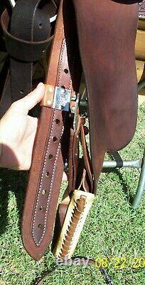 14 14.5 Teskey's Texas Barrel Collection Used Western Saddle & Pleasure Trail