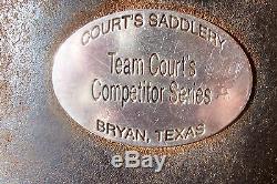 14.5 15 Courts Competitor Series Team Roping Saddle also good Pleasure Trail