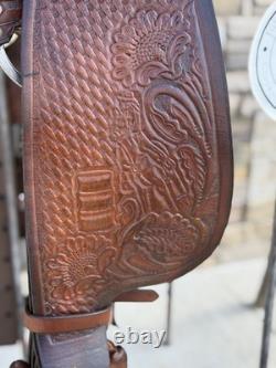 14.5, 15 King Series Roundskirt Barrel Saddle- Deep Seat, Western, 