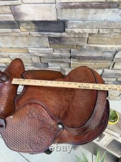 14.5, 15 King Series Roundskirt Barrel Saddle- Deep Seat, Western, 