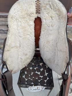 14.5, 15 King Series Roundskirt Barrel Saddle- Deep Seat, Western, 