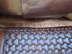 14.5 ALAMO Western Barrel Horse Saddle Full Bar Top Quality