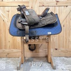 14.5 Big Horn Synthetic Western Trail Saddle
