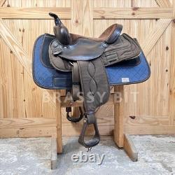 14.5 Big Horn Synthetic Western Trail Saddle