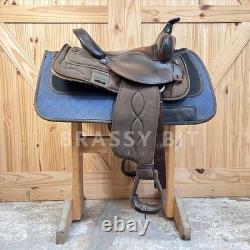 14.5 Big Horn Synthetic Western Trail Saddle