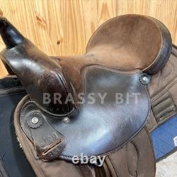 14.5 Big Horn Synthetic Western Trail Saddle