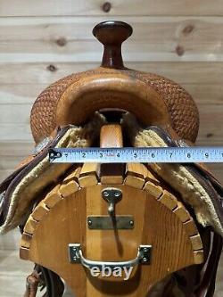 14.5 Billy Cook Maker Reining Western Saddle Model 3294 Genuine Sulphur, OK