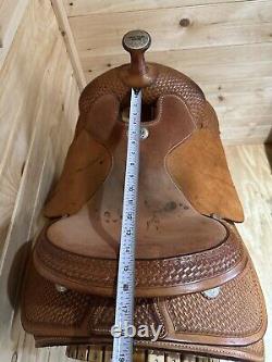 14.5 Billy Cook Maker Reining Western Saddle Model 3294 Genuine Sulphur, OK