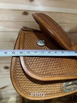 14.5 Billy Cook Maker Reining Western Saddle Model 3294 Genuine Sulphur, OK