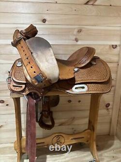 14.5 Billy Cook Maker Reining Western Saddle Model 3294 Genuine Sulphur, OK