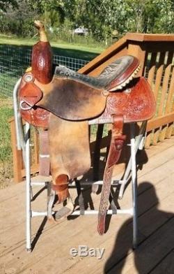 14.5 Corriente Handmade Western Barrel Racing Saddle