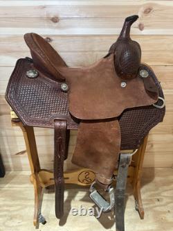 14.5 Dale Chavez Barrel Racing Western Saddle