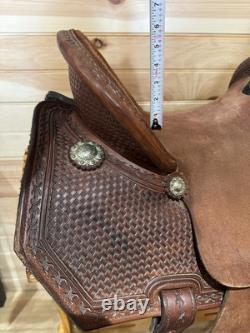 14.5 Dale Chavez Barrel Racing Western Saddle