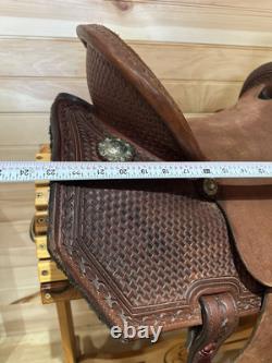 14.5 Dale Chavez Barrel Racing Western Saddle