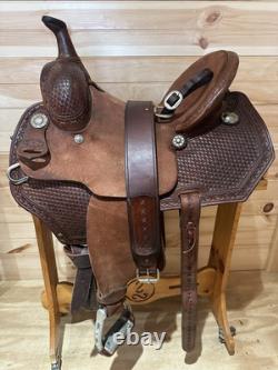 14.5 Dale Chavez Barrel Racing Western Saddle