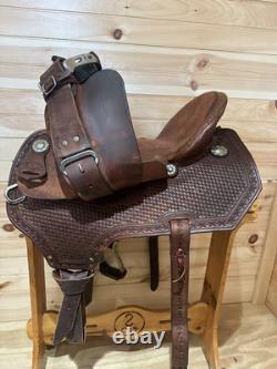 14.5 Dale Chavez Barrel Racing Western Saddle