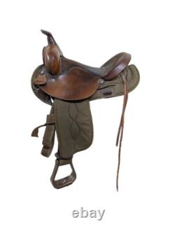 14.5 Inch Used Big Horn Western Trail Saddle