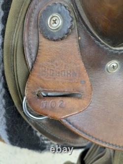 14.5 Inch Used Big Horn Western Trail Saddle