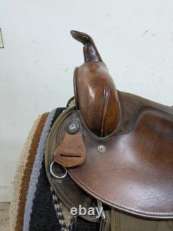 14.5 Inch Used Big Horn Western Trail Saddle