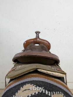 14.5 Inch Used Big Horn Western Trail Saddle