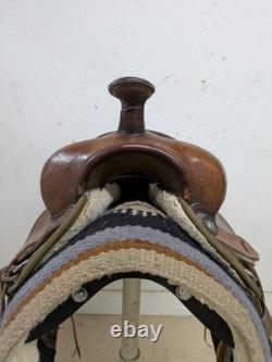 14.5 Inch Used Big Horn Western Trail Saddle