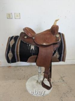 14.5 Inch Used Blue Ridge Western Barrel Saddle 937-9520