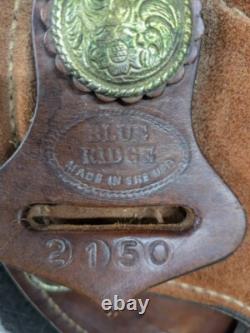 14.5 Inch Used Blue Ridge Western Barrel Saddle 937-9520