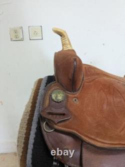 14.5 Inch Used Blue Ridge Western Barrel Saddle 937-9520