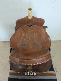 14.5 Inch Used Blue Ridge Western Barrel Saddle 937-9520