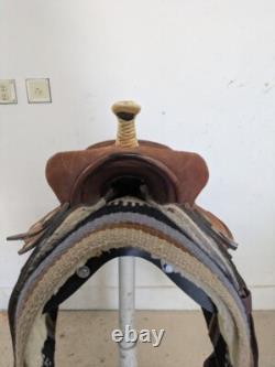 14.5 Inch Used Blue Ridge Western Barrel Saddle 937-9520