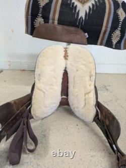 14.5 Inch Used Blue Ridge Western Barrel Saddle 937-9520