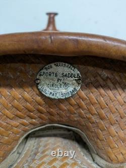 14.5 Inch Used Bob Marshall by Circle Y Treeless Western Barrel Saddle 1022-1071