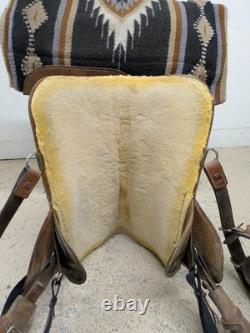 14.5 Inch Used Bob Marshall by Circle Y Treeless Western Barrel Saddle 1022-1071